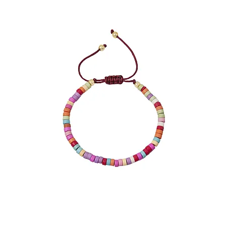 woofie, παιδικό βραχιόλι από ανοξείδωτο ατσάλι, μακραμέ κορδόνι & κίτρινο επιχρύσωμα